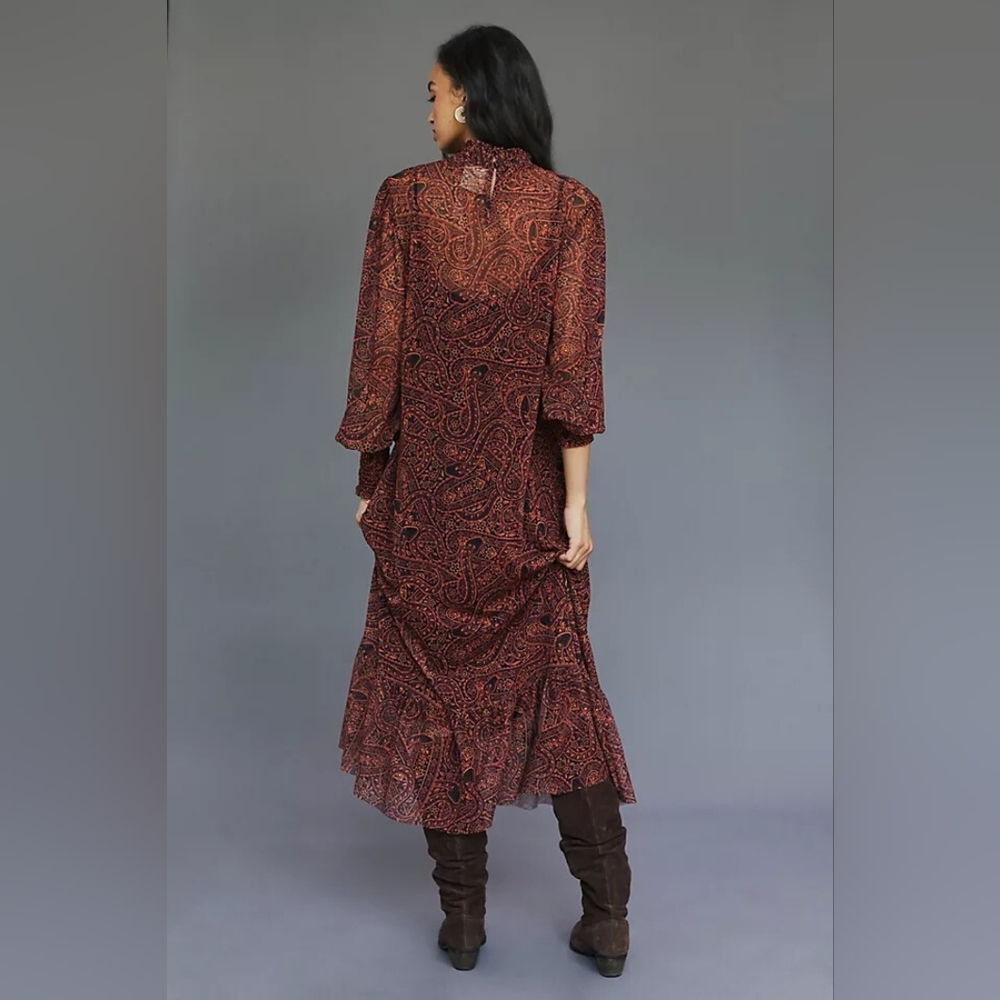 FARM Rio Long Sleeve Dress